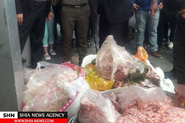 کشف 500 کیلو گوشت فاسد از یک کبابی در پایتخت+ تصاویر