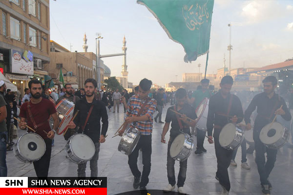 دسته عزاداری به مناسبت سالروز تخریب قبور ائمه بقیع(ع) در قم