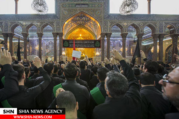 عزاداری پرسنل حرم حضرت عباس(ع) به مناسبت سالروز تخریب بقیع