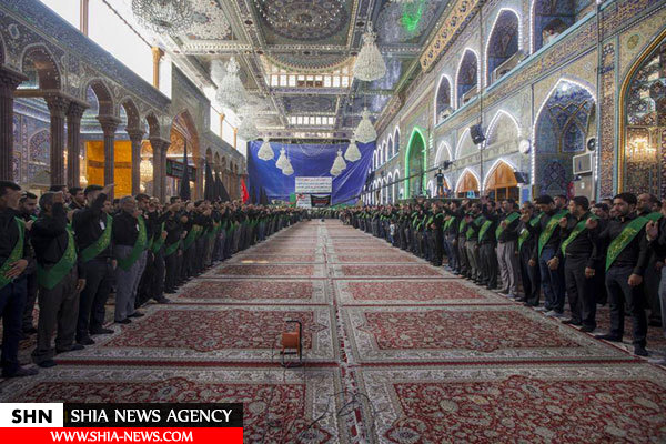 عزاداری پرسنل حرم حضرت عباس(ع) به مناسبت سالروز تخریب بقیع