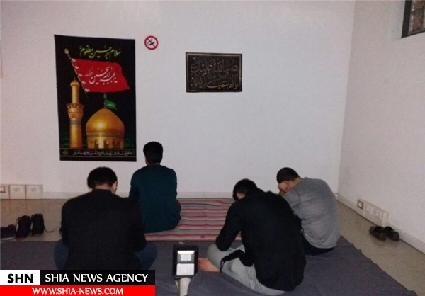 برگزاری مراسم مذهبی در سالن رقص یک خوابگاه دانشجویی