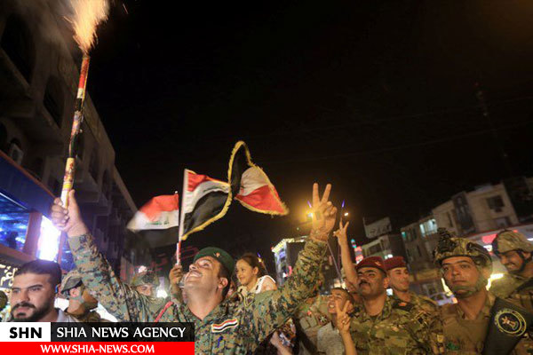 گزارش تصویری از شادی عراقی ها از آزادی موصل