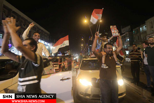 گزارش تصویری از شادی عراقی ها از آزادی موصل