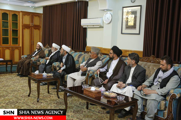 دیدار اعضای شورای علمای شيعه با معاون رئیس جمهور افغانستان + تصاویر