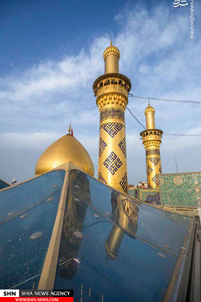 تصاویر زیبا از گلدسته‌های حرم حضرت ابوالفضل(ع)
