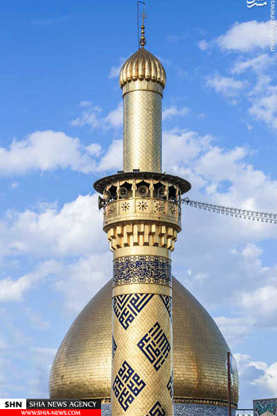 تصاویر زیبا از گلدسته‌های حرم حضرت ابوالفضل(ع)
