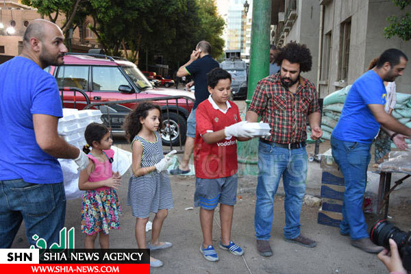 سفره‌های افطاری مسیحیان مصر در ماه مبارک رمضان+ تصاویر