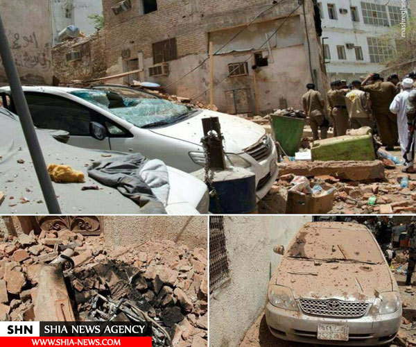 تصویر محل انفجار انتحاری در مکه مکرمه تصویر محل انفجار انتحاری در مکه مکرمه