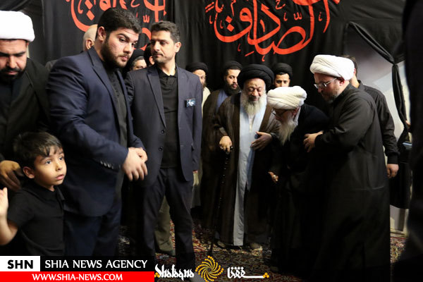 پیاده روی آیت الله وحید خراسانی در سالروز شهادت امام جعفر صادق (ع)