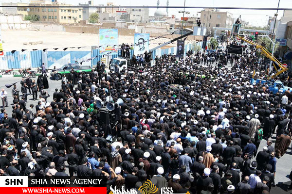پیاده روی آیت الله وحید خراسانی در سالروز شهادت امام جعفر صادق (ع)