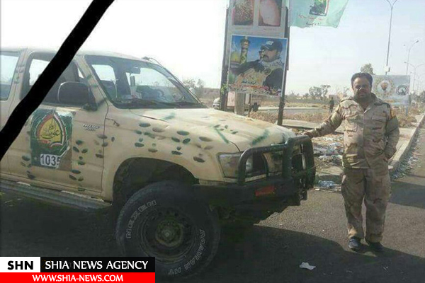 وقوع انفجار در مسیر حرکت مینی بوس حامل رزمندگان الحشد الشعبی+ تصویر