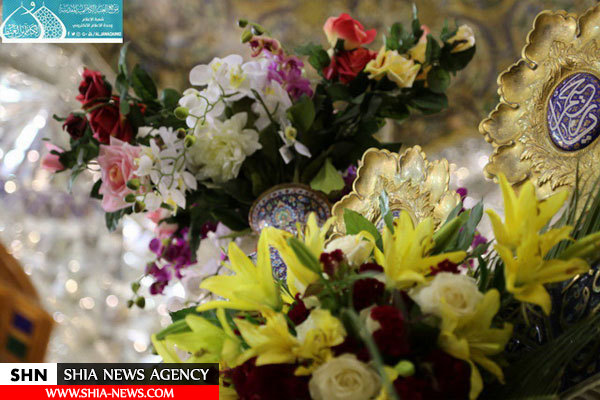 حرم مطهر امامین جوادین(ع) گلباران شد + تصاویر