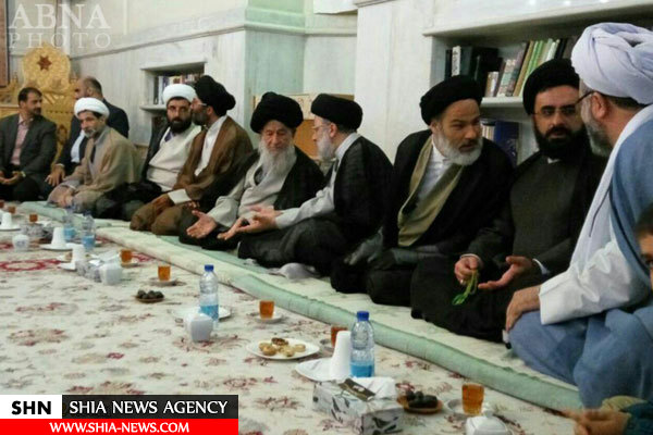 دیدار تولیت آستان قدس با آیت‌الله شبیری زنجانی و آیت‌الله علوی گرگانی