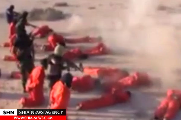 اعدام 18 داعشی به سبک داعشی + تصاویر