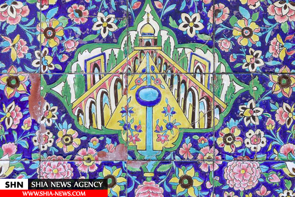 تصاویر کاشی‌کاریهای حرم امام‌ علی(ع) در شهر نجف اشرف