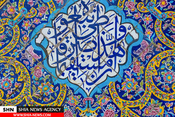 تصاویر کاشی‌کاریهای حرم امام‌ علی(ع) در شهر نجف اشرف