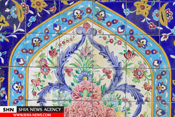 تصاویر کاشی‌کاریهای حرم امام‌ علی(ع) در شهر نجف اشرف