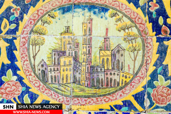 تصاویر کاشی‌کاریهای حرم امام‌ علی(ع) در شهر نجف اشرف
