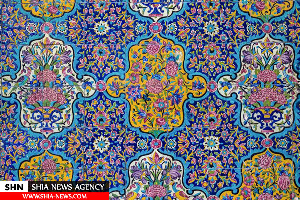 تصاویر کاشی‌کاریهای حرم امام‌ علی(ع) در شهر نجف اشرف