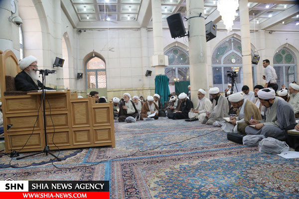 تصاویر آغاز کرسی درس خارج آیت الله العظمی وحید خراسانی تصاویر آغاز کرسی درس خارج آیت الله العظمی وحید خراسانی