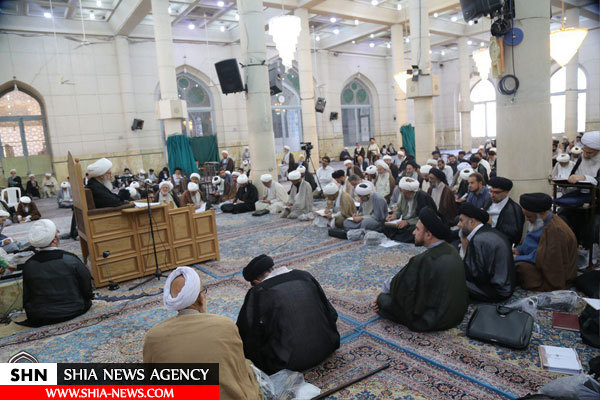 تصاویر آغاز کرسی درس خارج آیت الله العظمی وحید خراسانی تصاویر آغاز کرسی درس خارج آیت الله العظمی وحید خراسانی