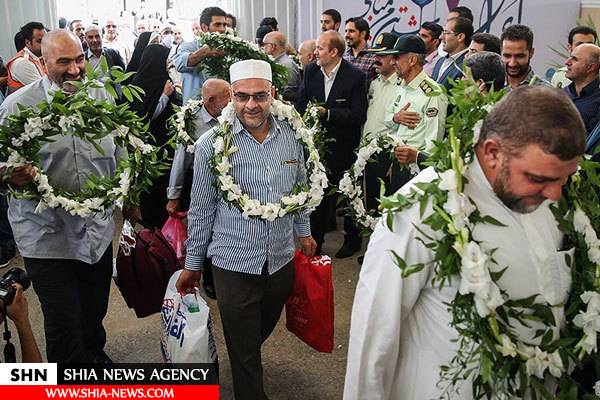 تصاویر بازگشت اولین کاروان حجاج ایرانی به کشور