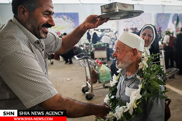 تصاویر بازگشت اولین کاروان حجاج ایرانی به کشور