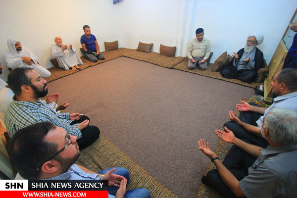 متولی حرم حضرت زینب(س) با آیت الله بشیر نجفی دیدار کرد