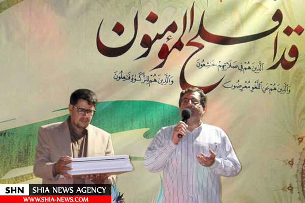 پرچم حرم امیر المؤمنین (ع) میهمان استان های ایران شد+ تصاویر