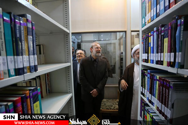 مراسم افتتاح کتابخانه زبان های خارجی و منابع اسلامی در قم