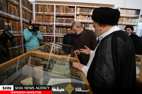 مراسم افتتاح کتابخانه زبان های خارجی و منابع اسلامی در قم