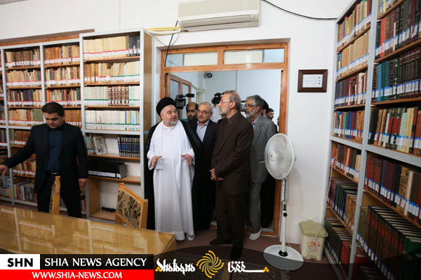 مراسم افتتاح کتابخانه زبان های خارجی و منابع اسلامی در قم