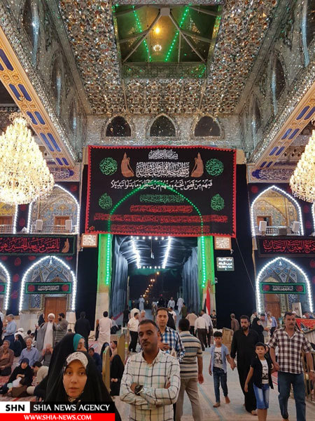 کربلای معلی سیاه پوش شد+ تصاویر