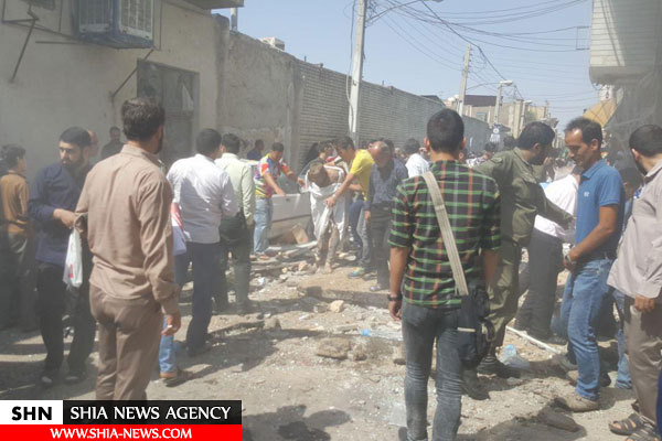 انفجار در واحد اقامتی مقابل حرم حضرت معصومه (س) + تصاویر