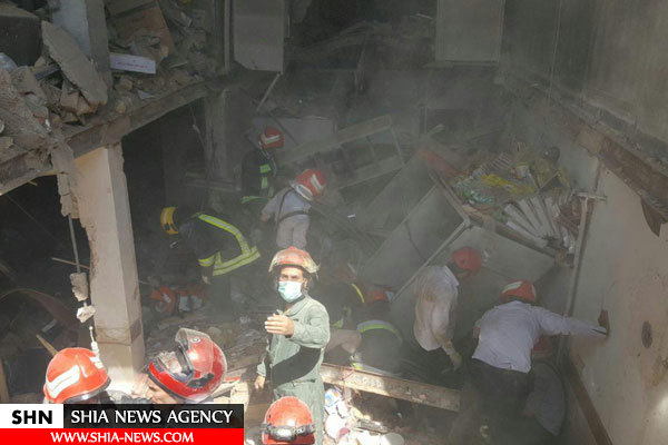 انفجار در واحد اقامتی مقابل حرم حضرت معصومه (س) + تصاویر