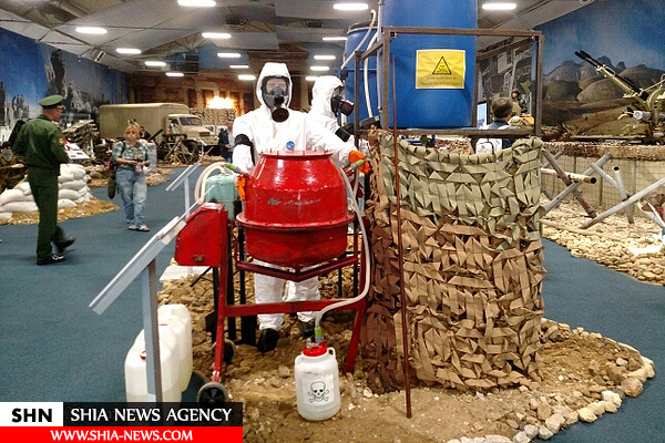 نمایش غنایم به دست آمده از داعش در مسکو + تصویر