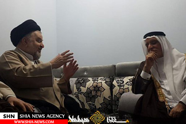 دیدار رئیس اوقاف اهل سنت عراق باحجت الاسلام والمسلمین شهرستانی