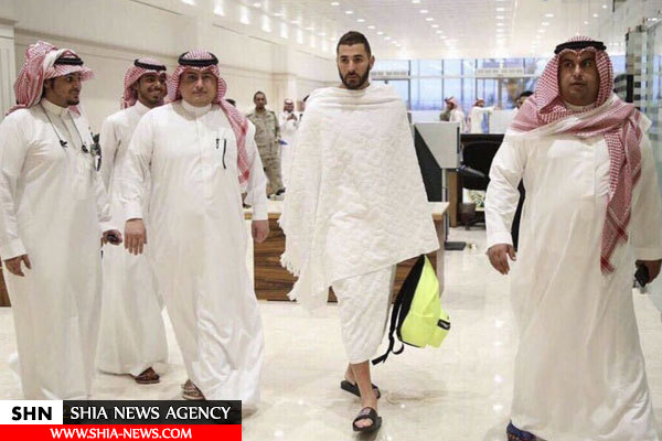 مهاجم رئال مادرید به مکه مکرمه مشرف شد+ تصویر