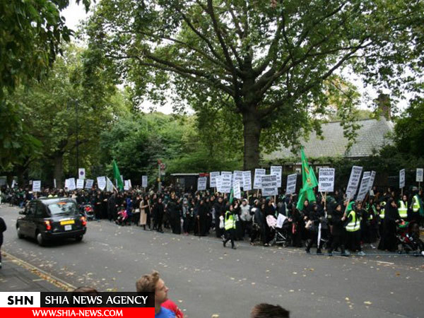 تصاویر راهپیمایی روز عاشورا در لندن