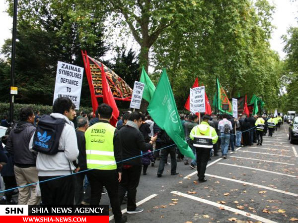 تصاویر راهپیمایی روز عاشورا در لندن