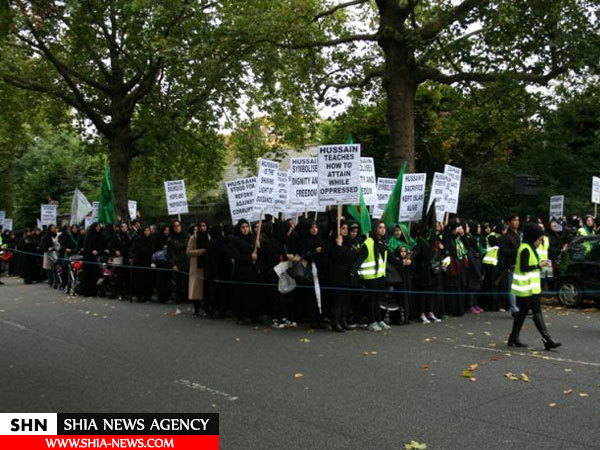 تصاویر راهپیمایی روز عاشورا در لندن