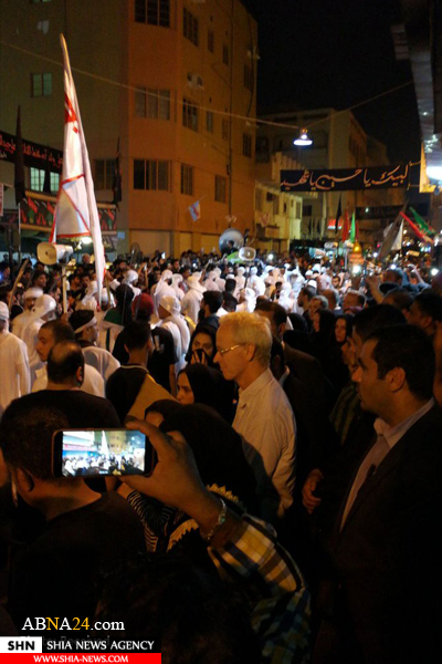 حضور سفیر آمریکا در بحرین در مراسم عزای حسینی+ تصویر