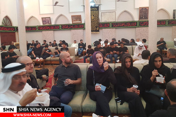 حضور سفیر آمریکا در بحرین در مراسم عزای حسینی+ تصویر