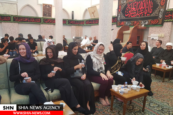 حضور سفیر آمریکا در بحرین در مراسم عزای حسینی+ تصویر