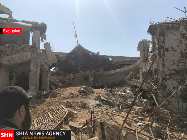 اختصاصی/ تصاویر جدید از حرم ویران شده ی حضرت سکینه سلام الله علیها در سوریه