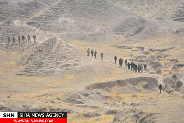 تصویری از انفجار بمب داعش در نزدیکی نیروهای مردمی عراق