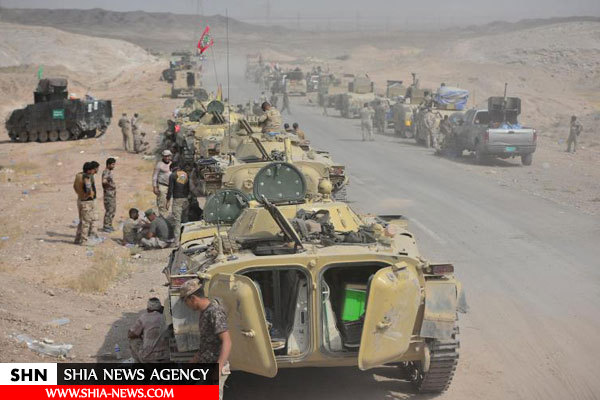 تصویری از انفجار بمب داعش در نزدیکی نیروهای مردمی عراق