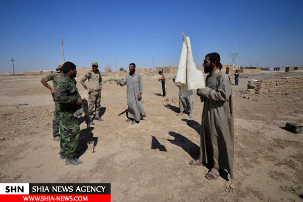 تصویری از انفجار بمب داعش در نزدیکی نیروهای مردمی عراق