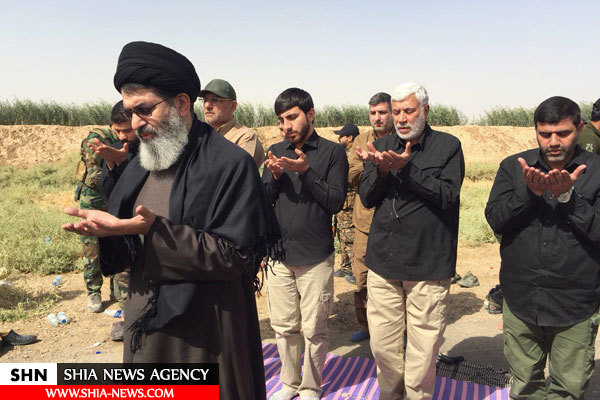 دبیرکل حزب الله عراق از منطقه عملیاتی حویجه بازدید کرد +تصاویر