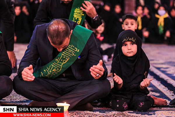 تصاویر برگزاری شب هفتم شهادت امام حسین(ع) در کربلا